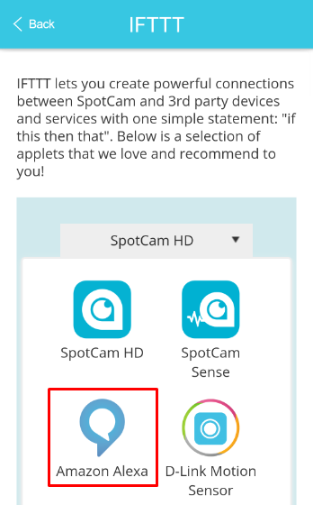 Ifttt amazon hot sale cloud cam